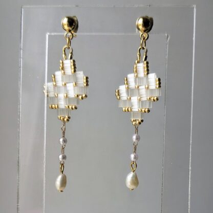 Boucles d'oreilles Éclat Nacré