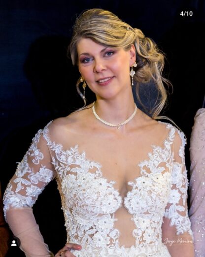 Boucles d'oreilles Éclat Nacré – Image 2