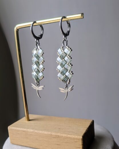 Boucles d’oreilles Libellule d’Azur – Image 4