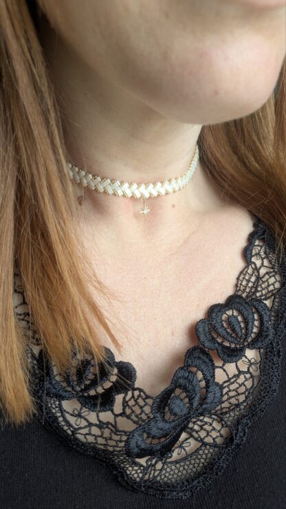 Collier ras de cou Éclat Céleste – Image 3