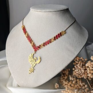 Collier Talisman Phénix de Beltane