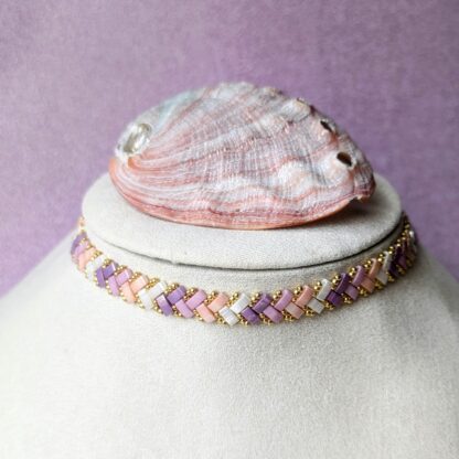 Collier ras de cou Écume de Rose – Image 2