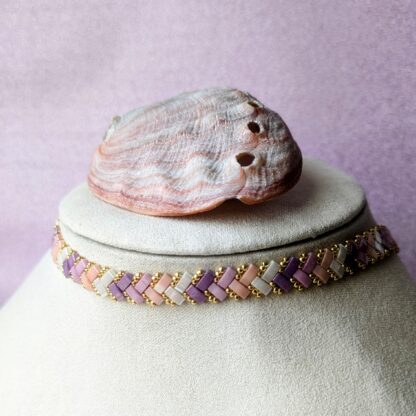 Collier ras de cou Écume de Rose – Image 4